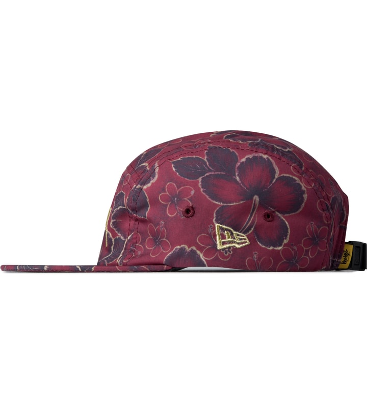 Burgundy Gold Flake New Era Camp Cap Placeholder Image