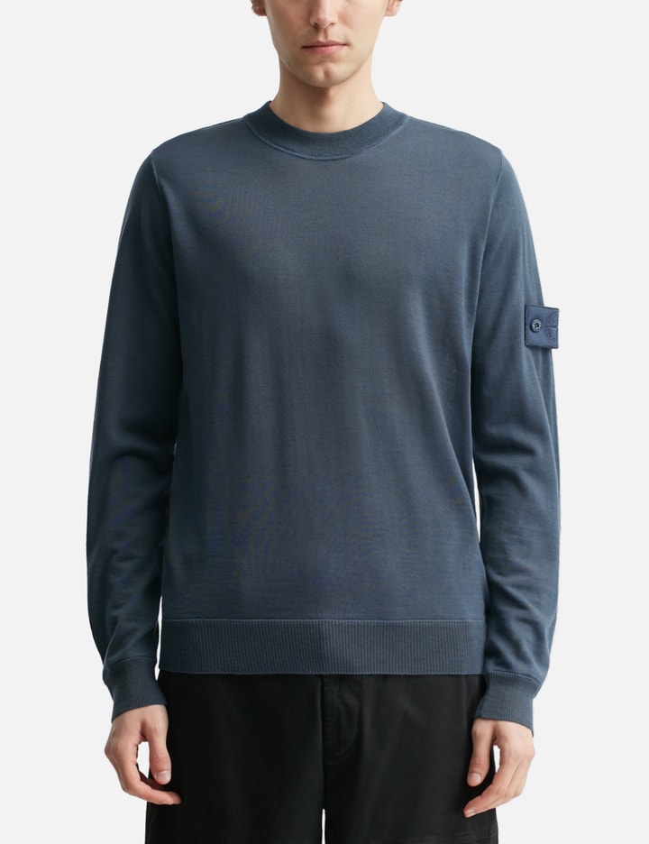 ストーンアイランド Light Pure RWS WOOL_S.I. Ghost Crewneck Jumper