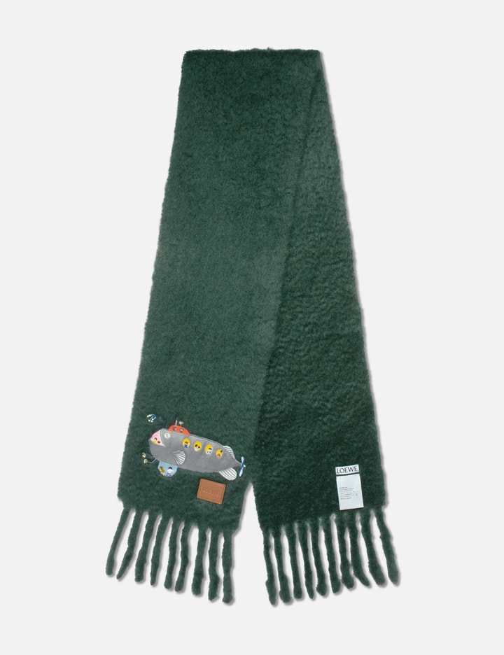Loewe Submarine Scarf In Green