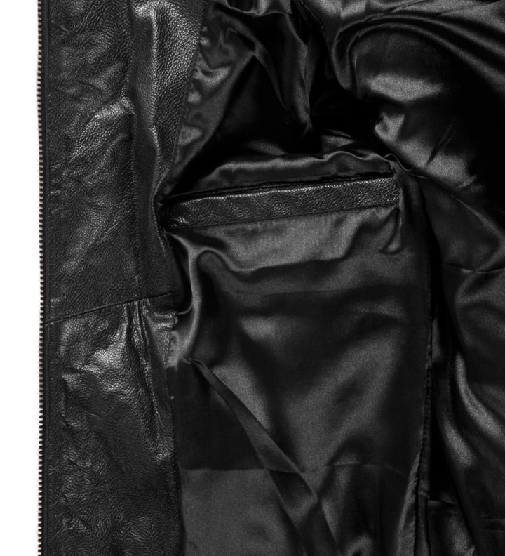 Black High Grain Diamond Bomber Jacket Placeholder Image