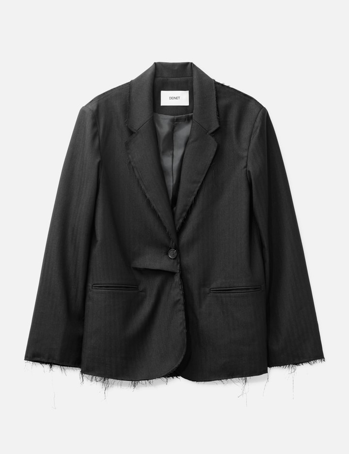 DEINET Rough Cut Detail Blazer Placeholder Image