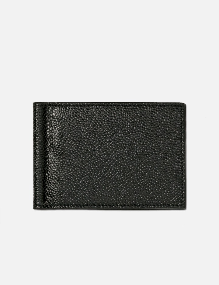 Black & White Leather Money clip Wallet