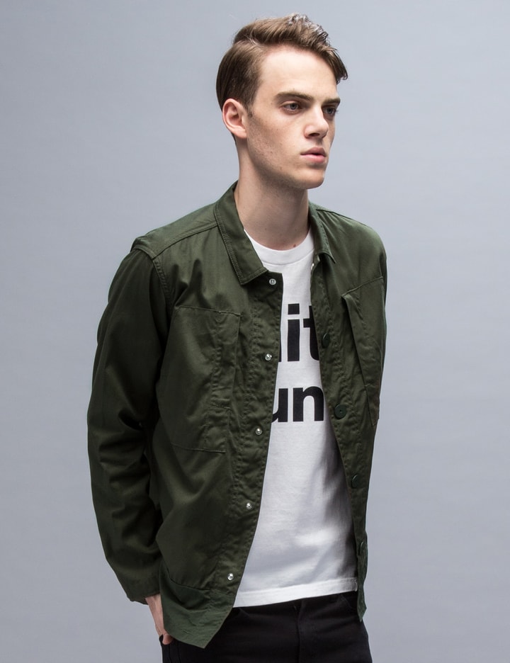 Cotton Military Shirt Jacket Placeholder Image