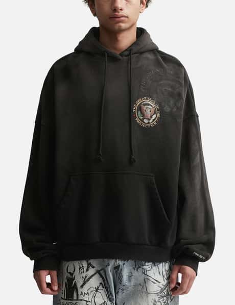 PROJECT G/R - TGS EMBROIDERED WASHED HOODIE | HBX - ハイプビースト 