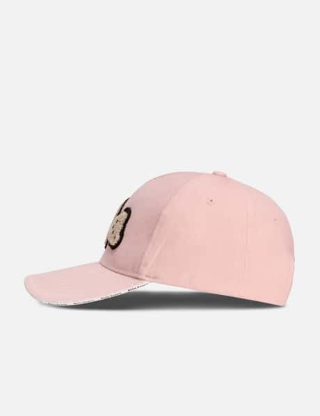Palm Angels Bear Light Pink Interior Logo Baseball SnapBack Cap Palm Angels - PA Bear Cap | HBX main image 2