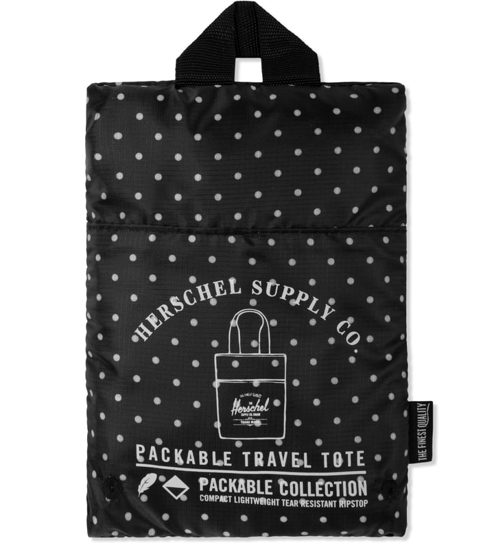 Polka Dot Packable Travel Tote Bag (S) Placeholder Image