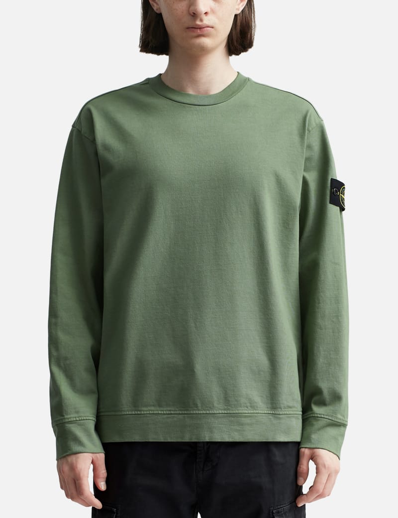 新入荷特価 [希少カラー]STONE ISLAND グリーンスウェット 【公式通販】