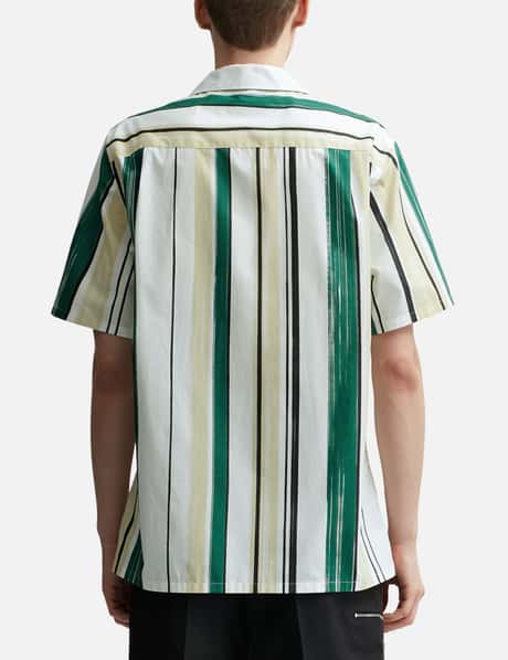Bowling Shirt With Printed Stripes view 12