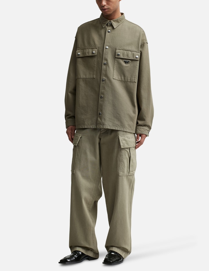 DENIM CARGO PANTS Placeholder Image