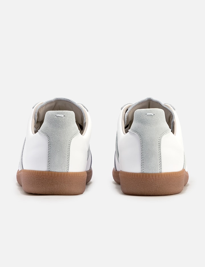 Maison Margiela Bicolor Leather Replica Sneakers In White