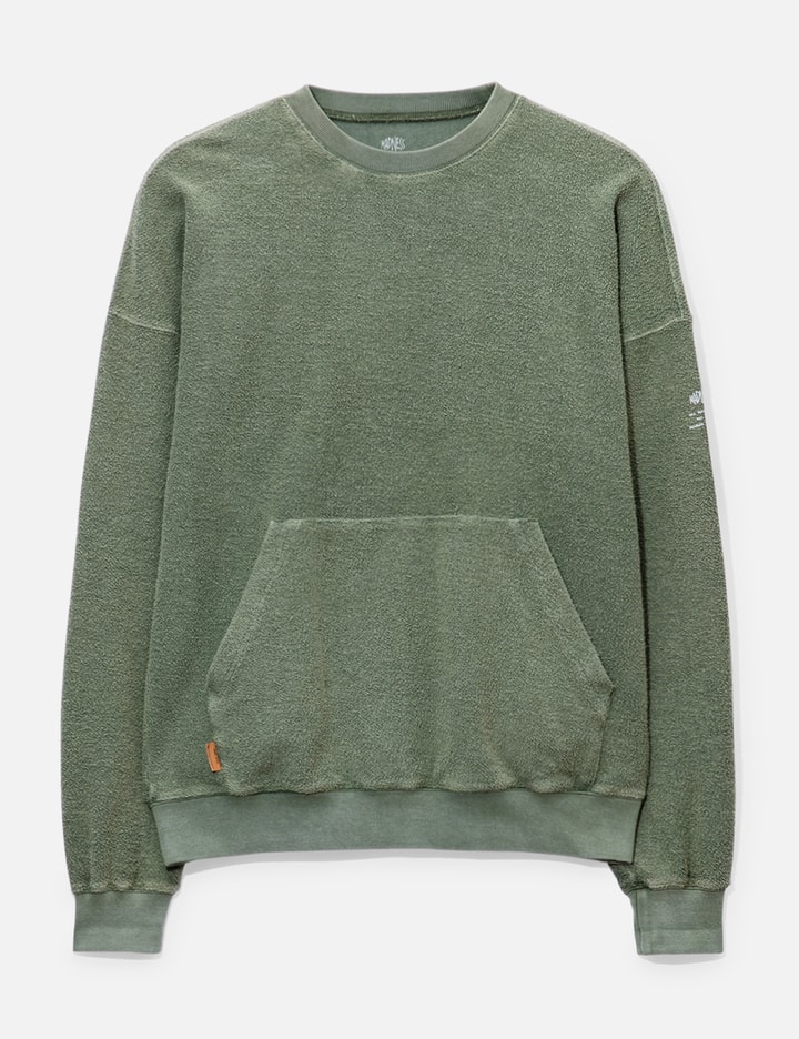 Madness Terry Sweater In Green