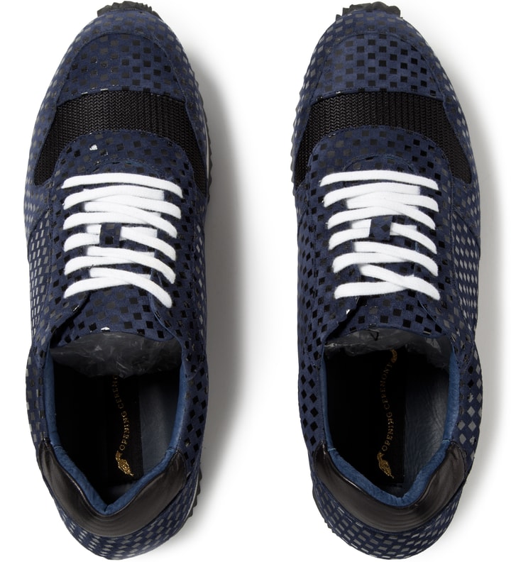 Navy Multi Checkered Arrow Sneaker Placeholder Image
