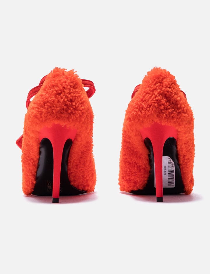 Off-white Ziptie Pump In Red