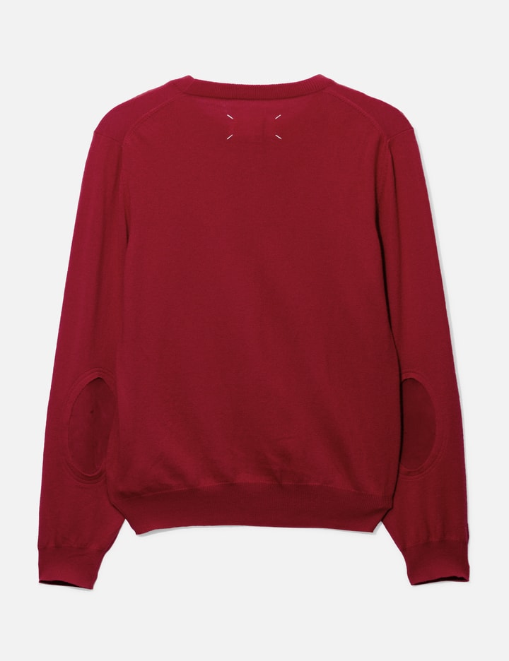 Maison Margiela Suede Elbow Knit Sweater Placeholder Image