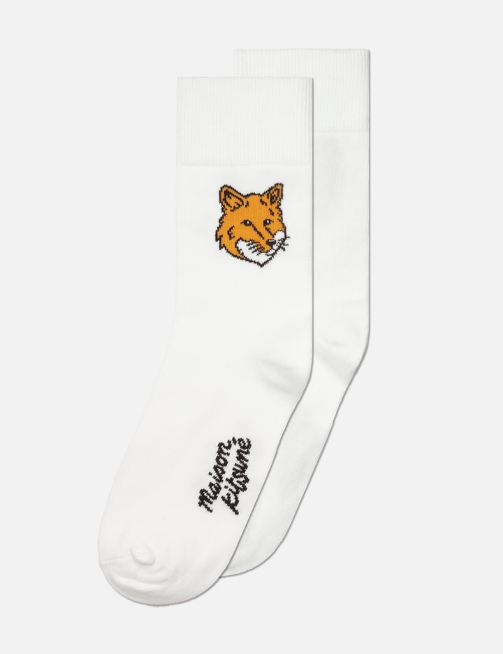 Maison Kitsuné Fox Head Socks