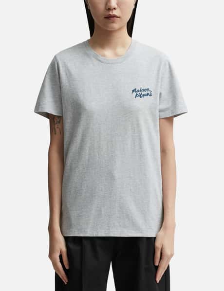 Maison Kitsuné 메종키츠네 핸드라이팅 레귤러 티셔츠