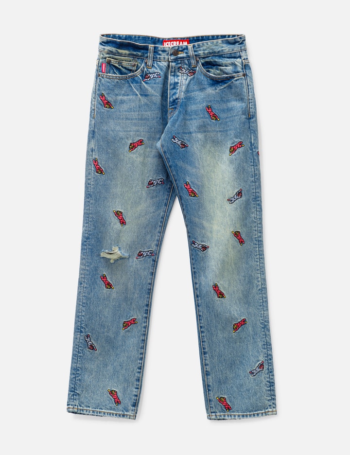 Shop Icecream All Caps Jeans In Blue