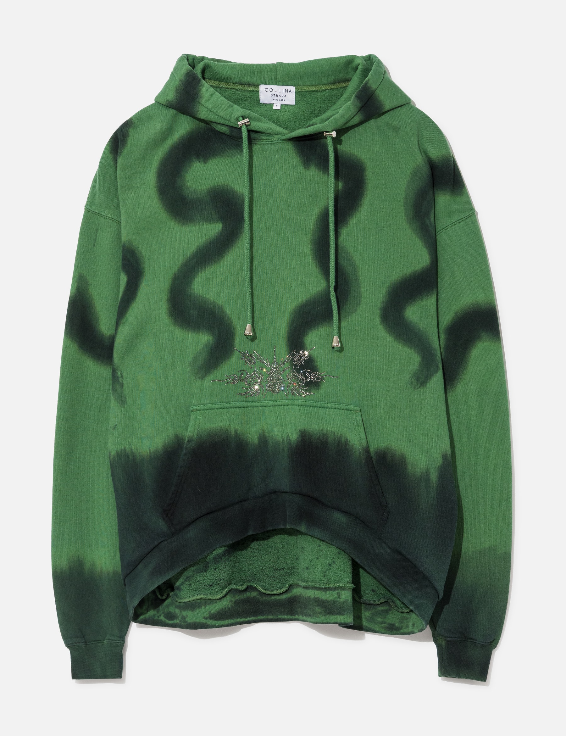 Rhinestone Round Hem Hoodie view 7