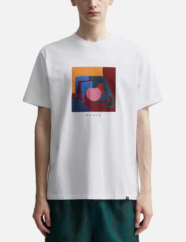 Shop By Parra Yoga Balled T-shirt In White