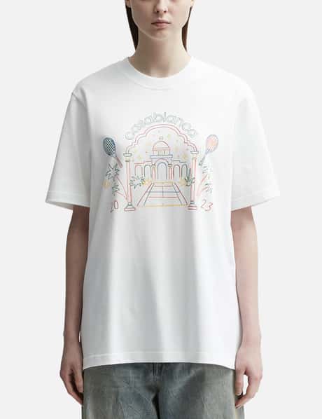 Casablanca レインボー クレヨン テンプル Tシャツ
