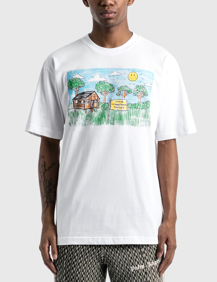 Smiley Kid Drawing T-Shirt Placeholder Image