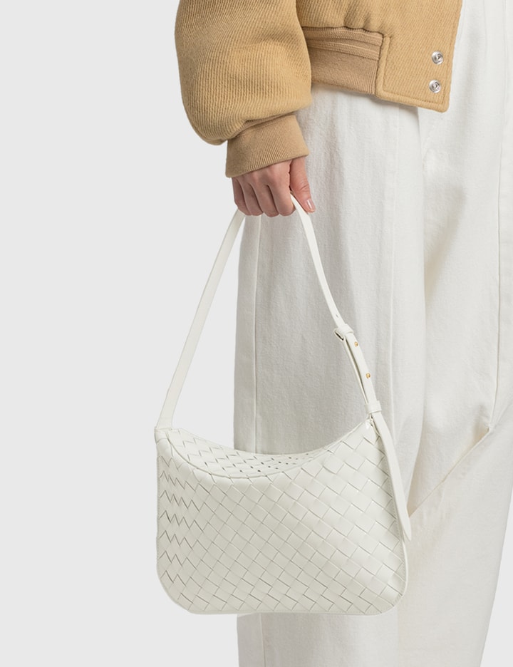 Bottega Veneta V Flap Small Calfskin Shoulder Bag