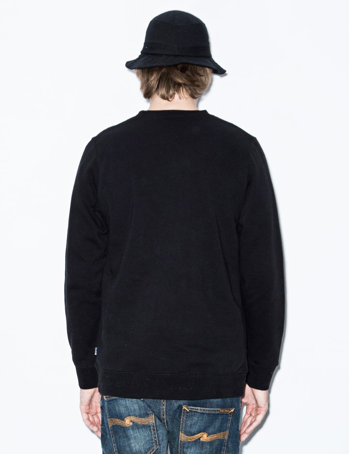 Black Play Dirty Wavy Crewneck Sweater Placeholder Image