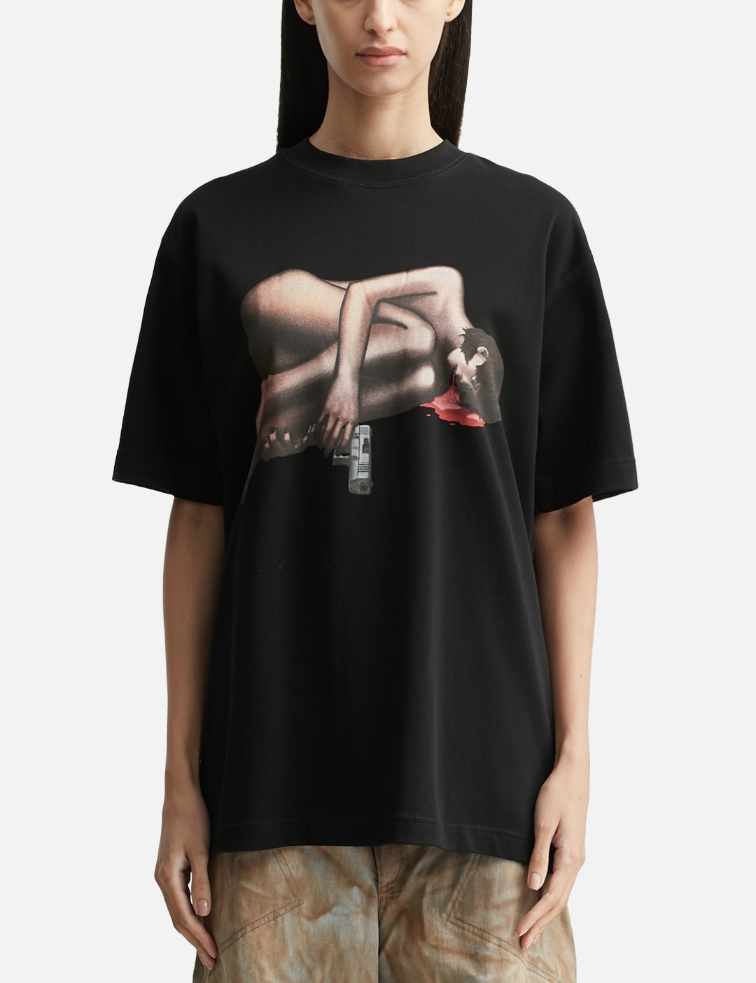 Naked Loner Black T-Shirt view 13