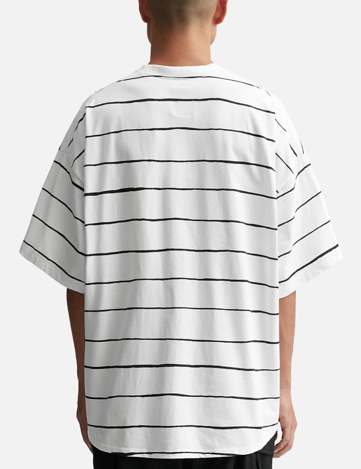 Oversized Striped Short Sleeve T-shirt Placeholder Image