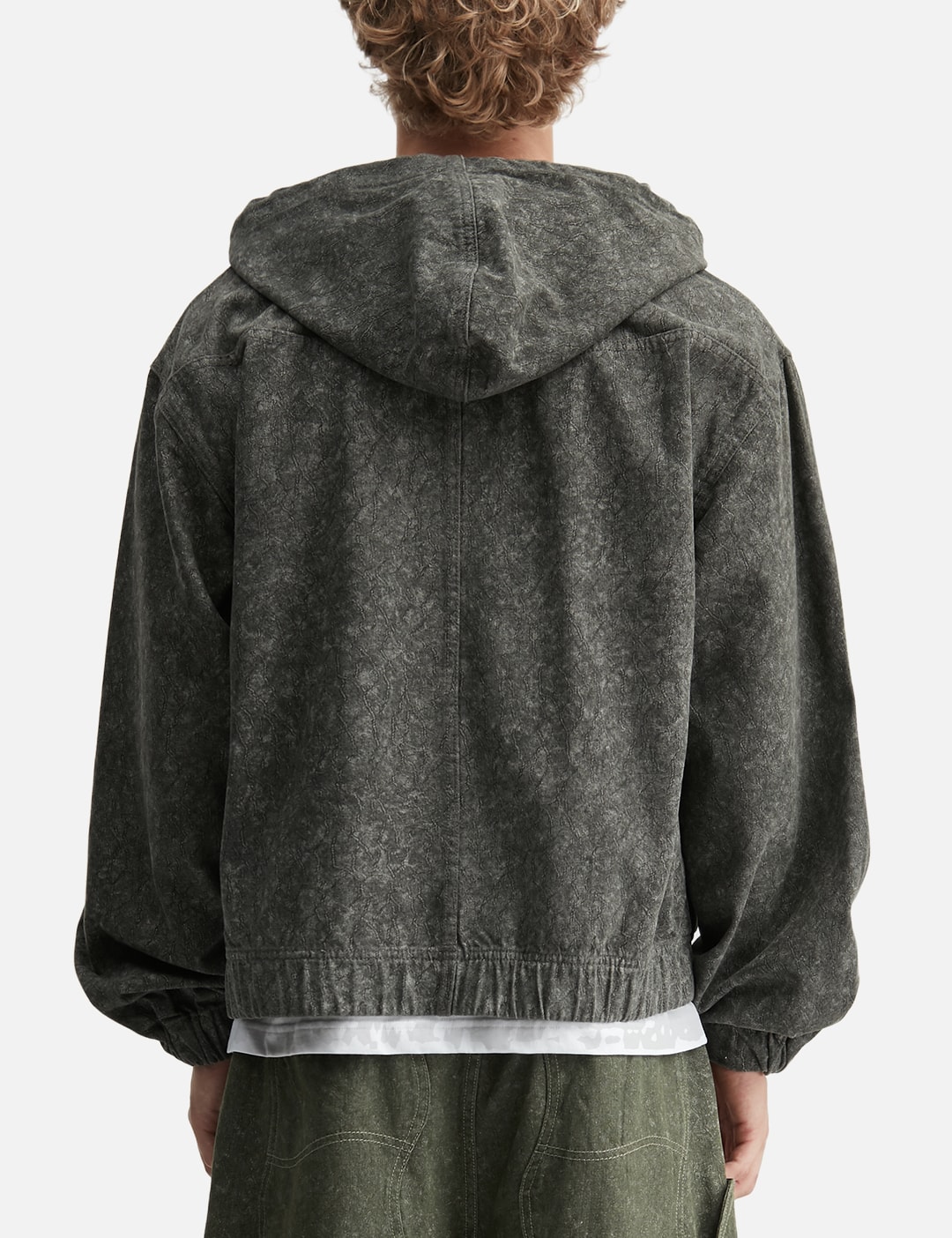 Hooded Denim Jacket view 19