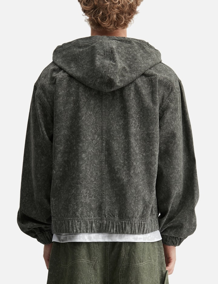 Hooded Denim Jacket view 4