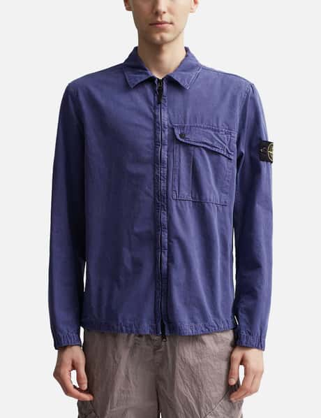 Stone Island 'Old' Treatment Overshirt HBX