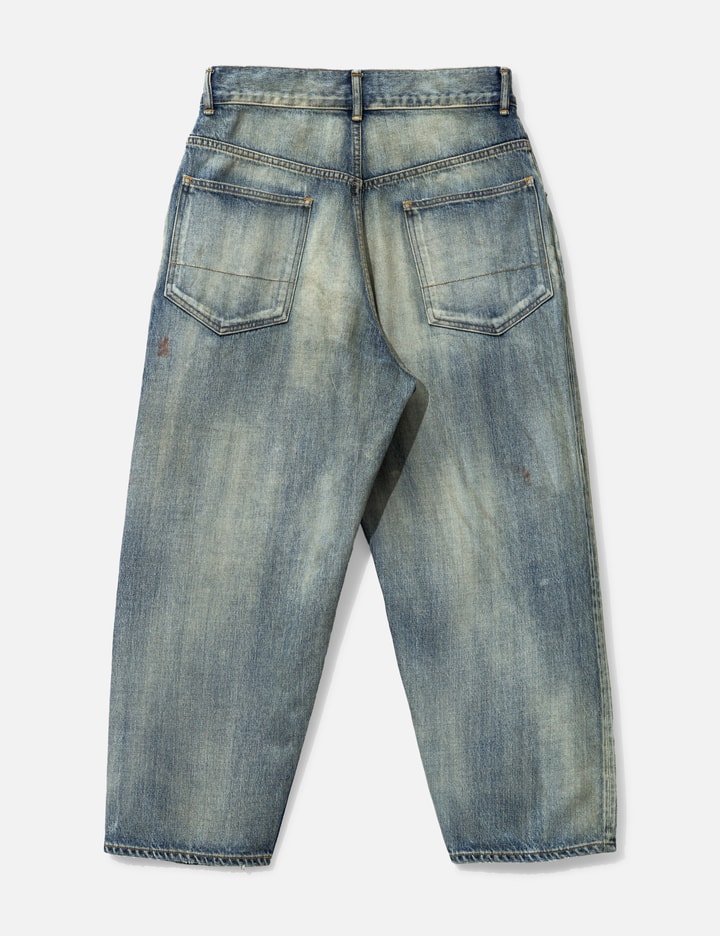 Ancellm Remake Selvedge Tapered 5p Denim Pants In Blue