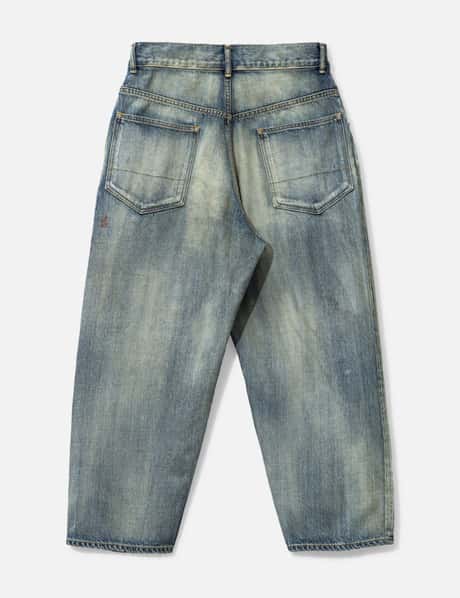 ANCELLM - REMAKE SELVEDGE TAPERED 5P DENIM PANTS | HBX - Globally 