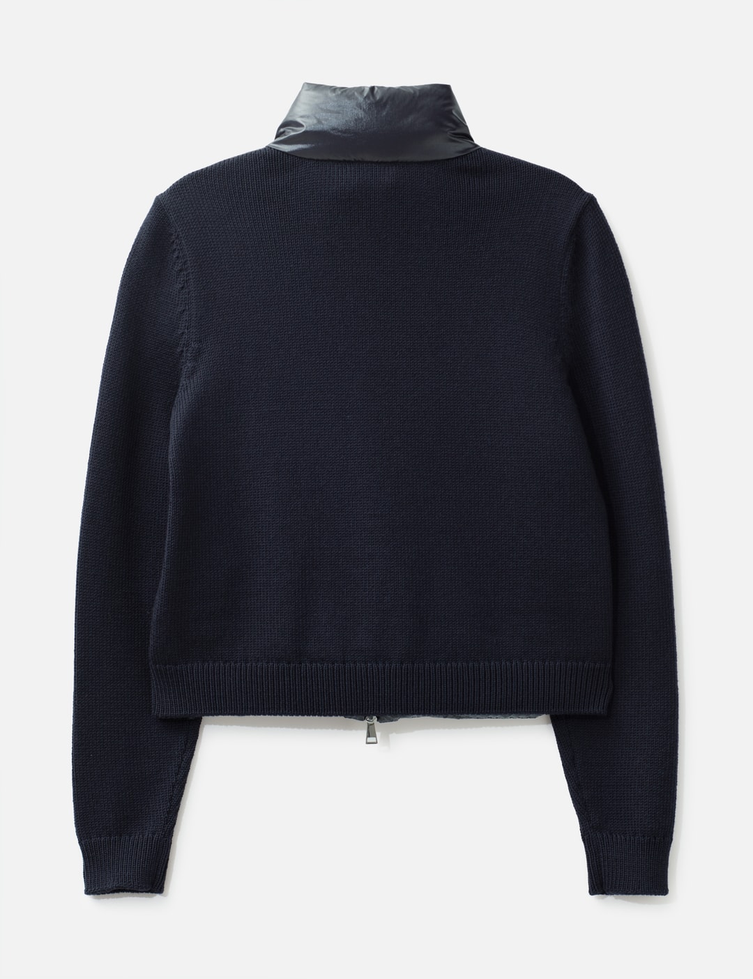 Padded Zip-Up Wool Cardigan view 6