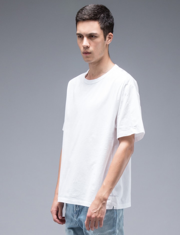 Classic S/S T-Shirt With Woven Back Panel Placeholder Image