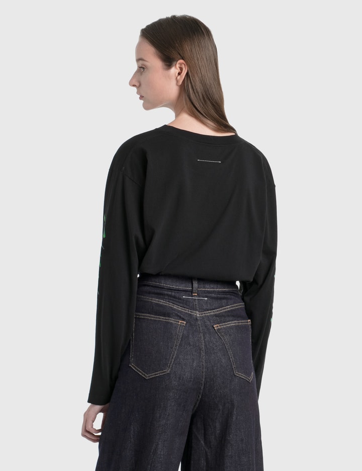 Margiela 6 Neon Logo Long Sleeve T-Shirt Placeholder Image
