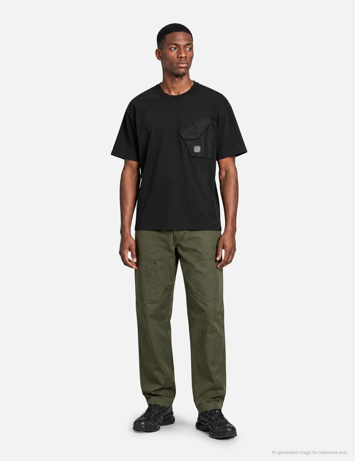 Stone Island Organic Cotton Jersey T-Shirt With Chest Pocket
