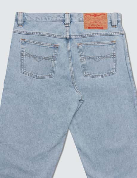 Perry Ellis Light Washed Denim Jeans HBX