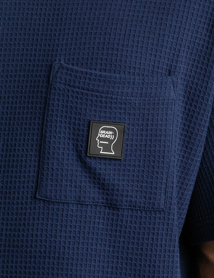 Waffle Knit Mockneck T-shirt Placeholder Image