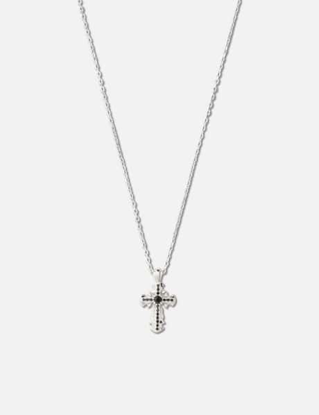 Maltese-Cross Quadruplets Cross Pendant Necklace view 19