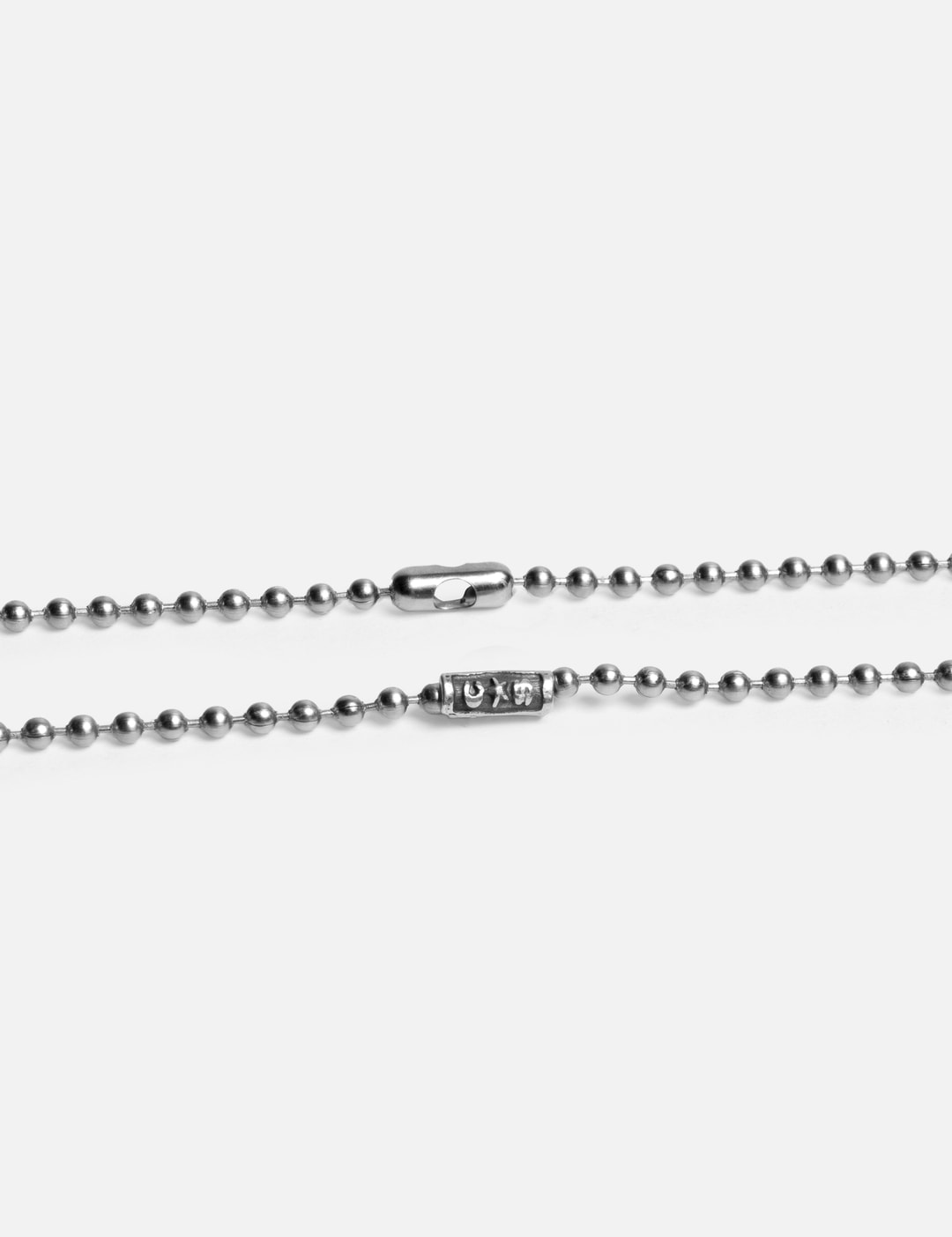 Small Stainless Bead Chain 24" view 7