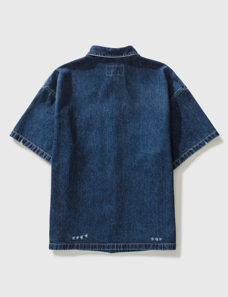 PRADA 2022 ノースリーブデニムシャツ 