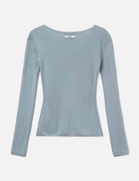 G Classic Rib V-Neck Knit view 8