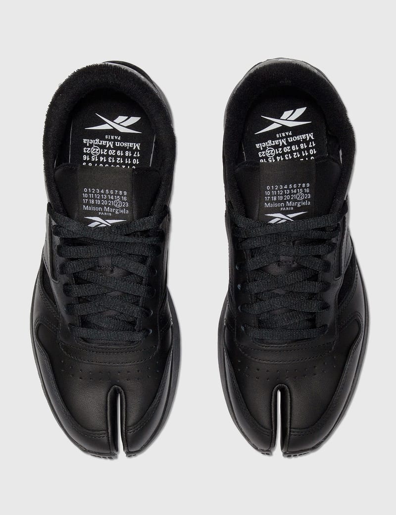 maison margiela reebok tabi black