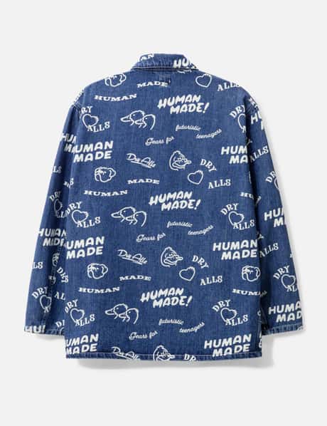 Human Made - Printed Denim Coverall Jacket | HBX - Globally 