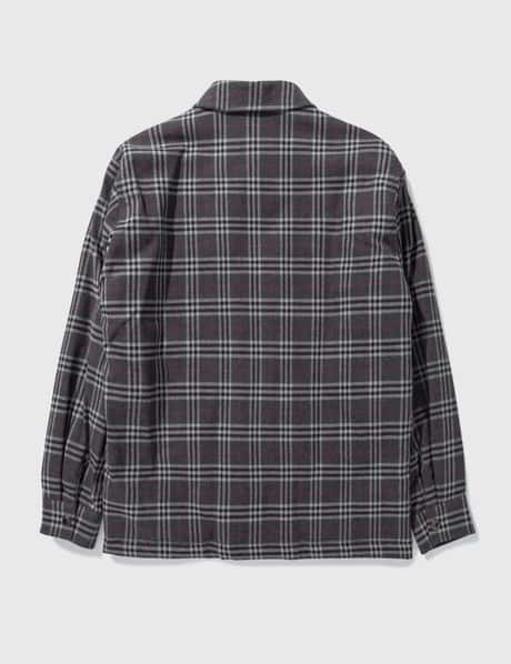 Burberry Check Cotton Flannel Overshirt HBX