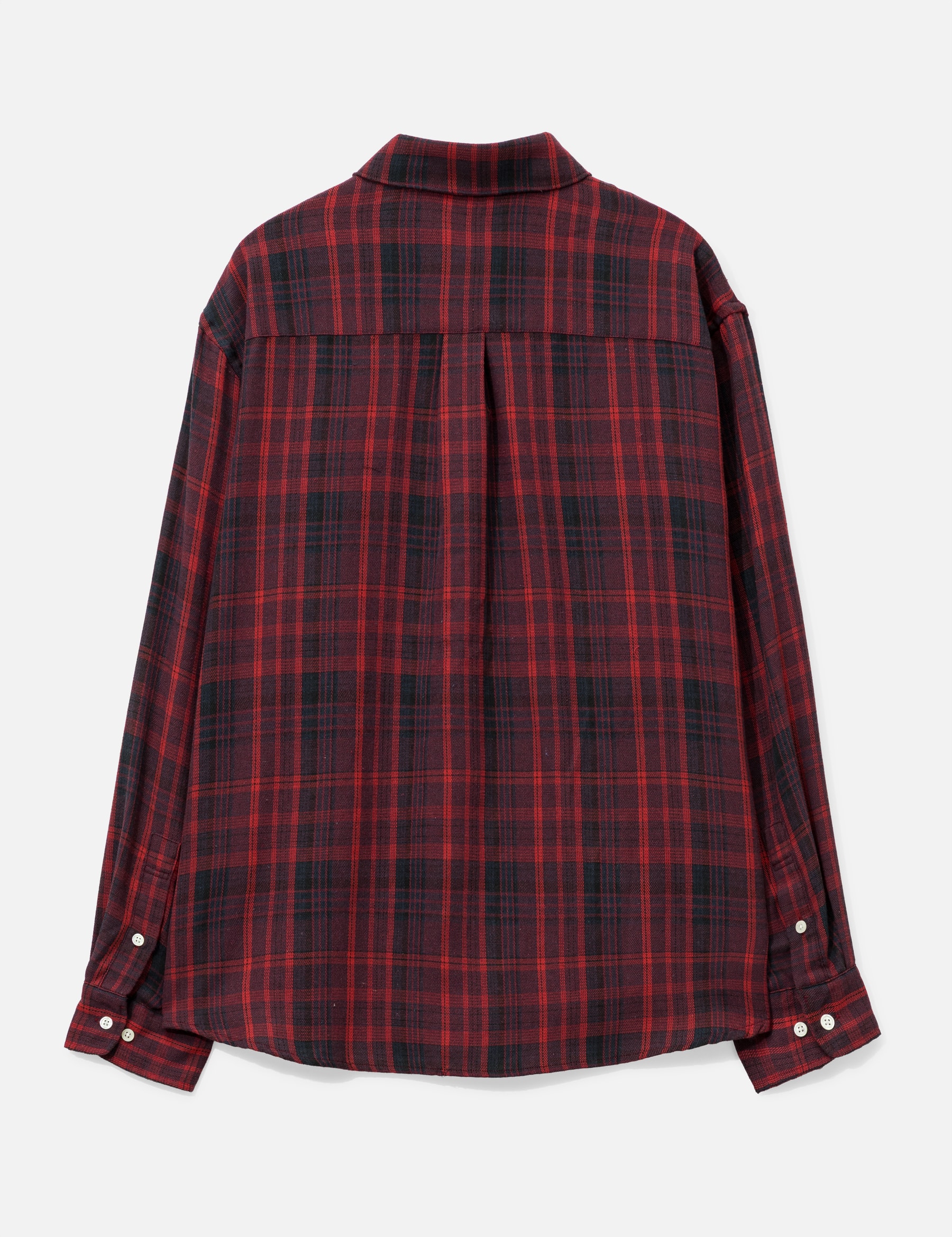 Washed Cotton Blend Check Shirt view 17