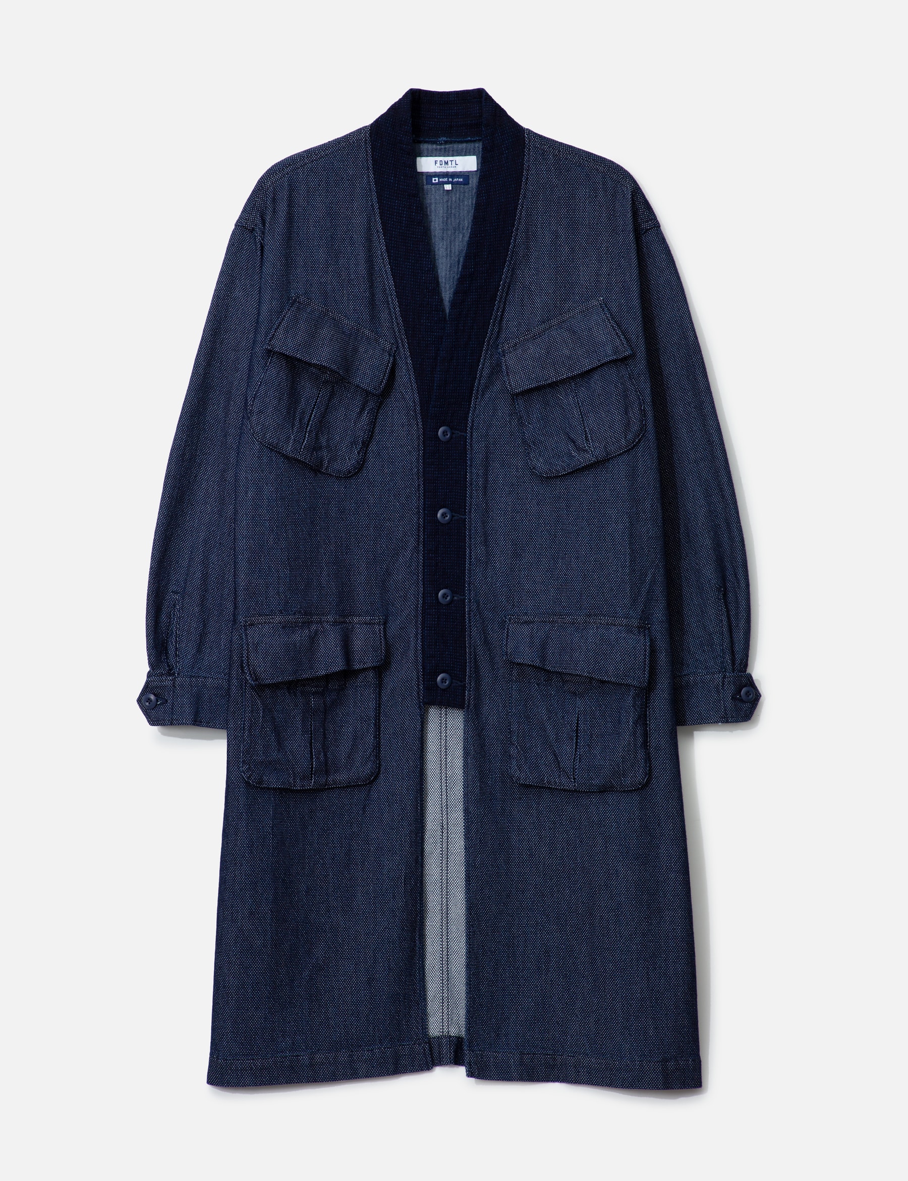 Haori Jungle Long Jacket Rinse view 16
