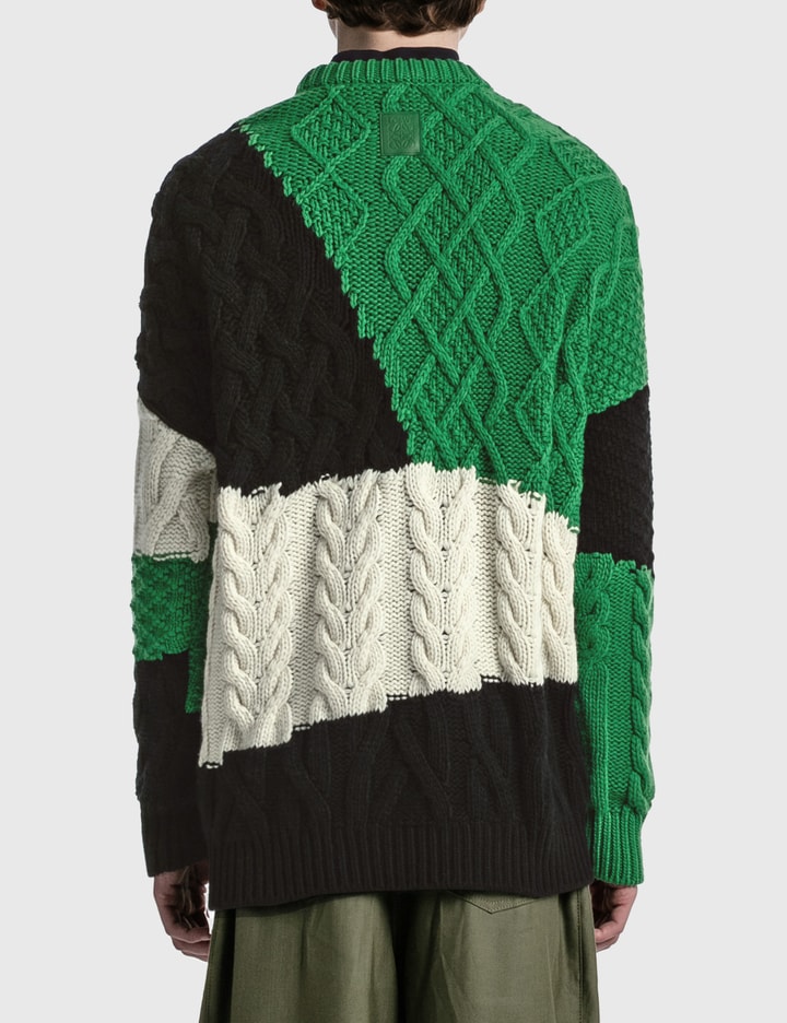 COLORBLOCK CABLE SWEATER Placeholder Image